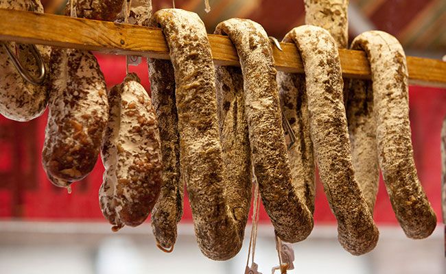 Le saucisson auvergnat